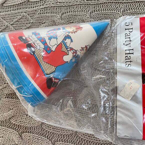 NEW Vintage Raggedy Ann & Andy Party Hats - Picture 2 of 6